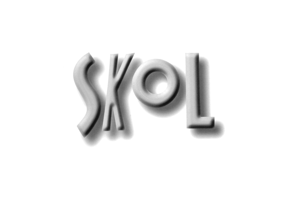 Logo de Skol, circa 1994 Logo SKOL